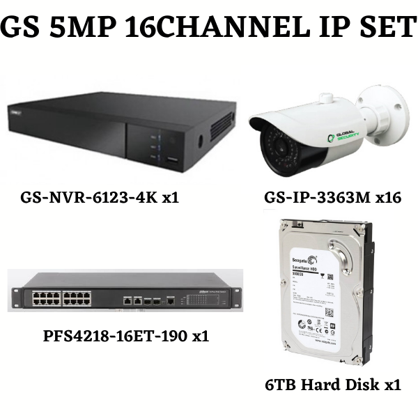 GLOBAL SECURITY 5MP (16CH) IP PACKAGE 1 CCTV Package Malaysia klang puchong selangor kajang selangor kl 01