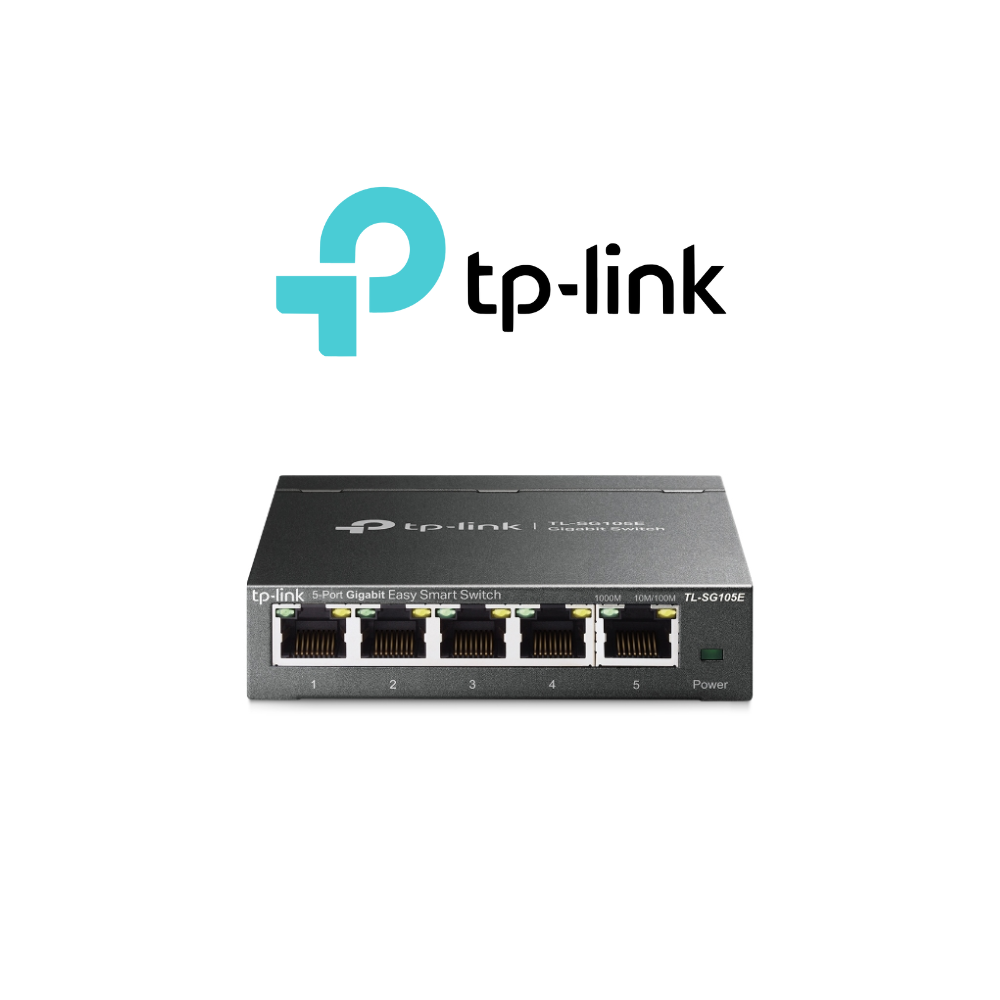 TP Link 5 Port Gigabit Ethernet Easy Smart Switch TL SG105E
