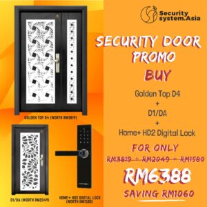 GOLDEN TOP D-Series Security Door Promotion Bundle 1 security door malaysia kuala lumpur selangor 01