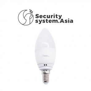 Smart Home 5W RGBCW Dimmable Multi-Colour Smart WiFi Candle Light Bulb - Security System.Asia