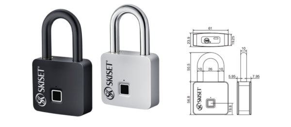 SKISET SP800 Smart Lock | Smart Pad Lock - Image 3